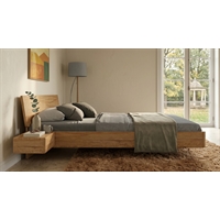 Letto in legno massiccio di Rovere - Lena con Testata