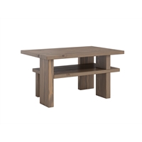 Tavolino in pino con ripiano - Japan Coffee Table Marrone Carruba Karup Design